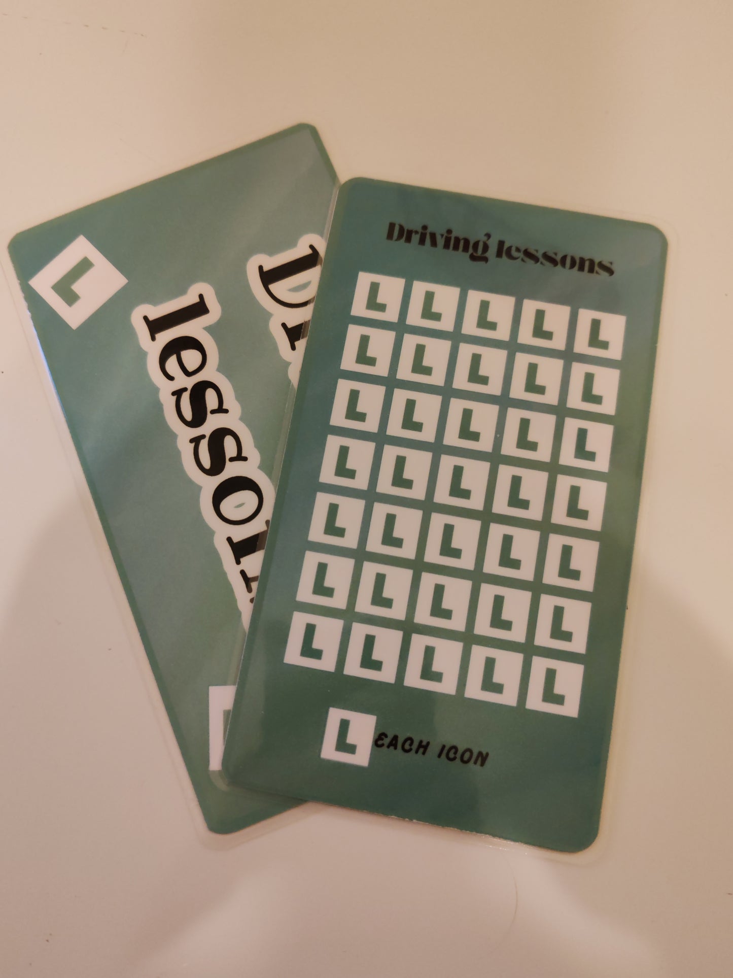 Driving lessons tracker green