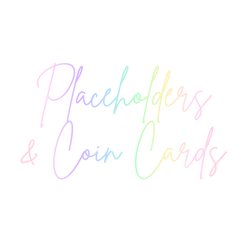 placeholders & coin cards
