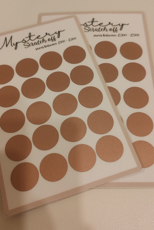 A5 mystery scratch off