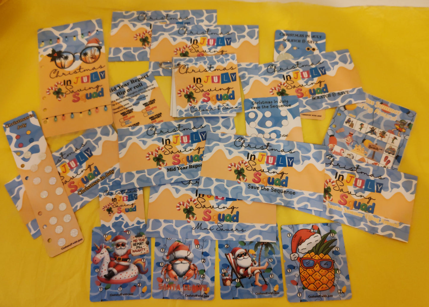 Christmas in July saving squad box