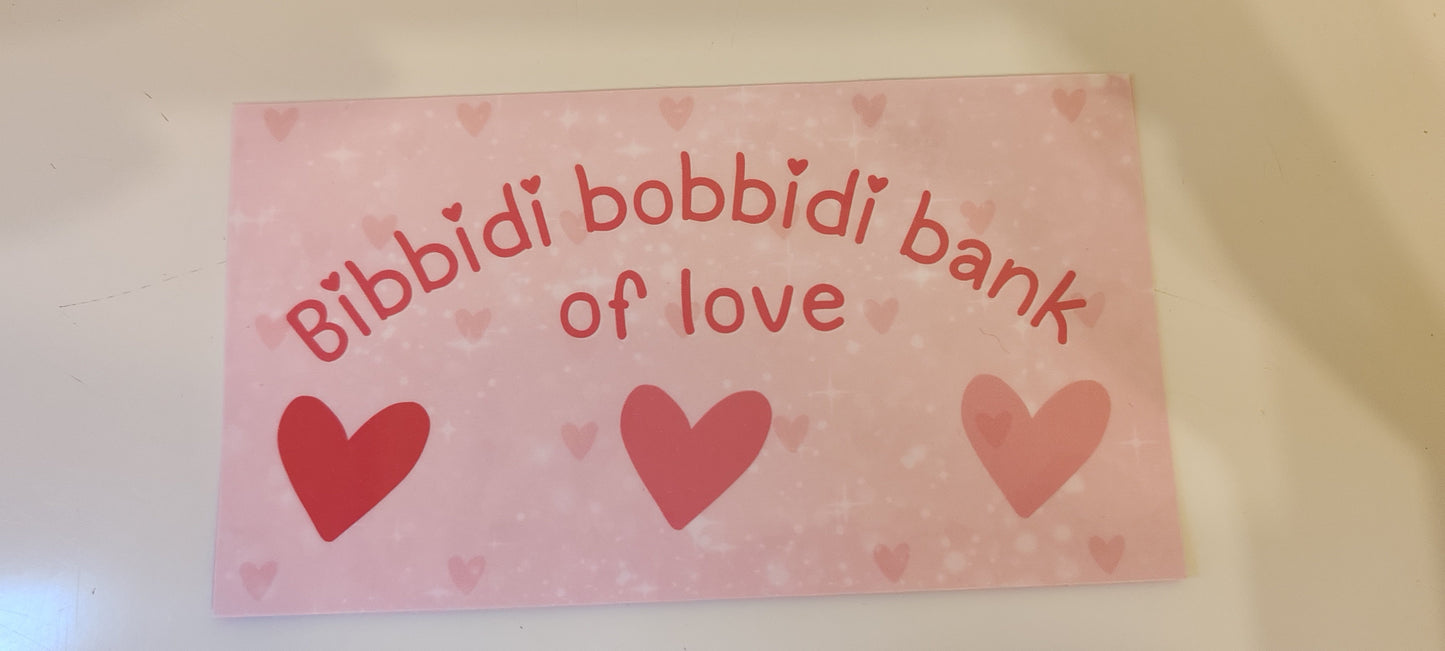 PREORDER -bibbidi bobbidi bank of love (Cash-ella So this is Love collection)