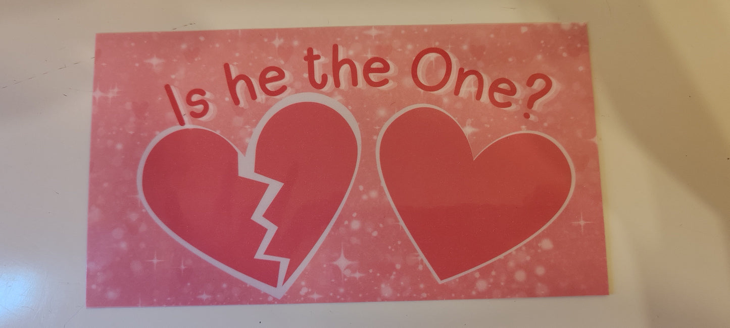 PREORDER - Is he the one? bookmark challenge (Cash-ella So this is Love collection)